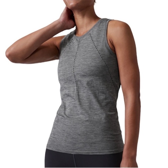 Athleta | Women’s Grey Foothill Seamless Tank Top Size Small - Picture 1 of 6